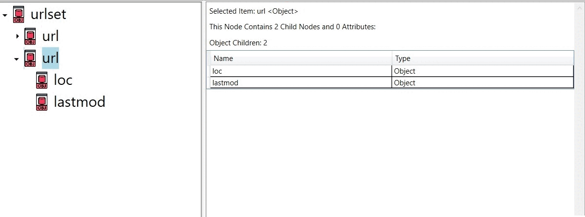JSON XML Editor - Rename object and change type.